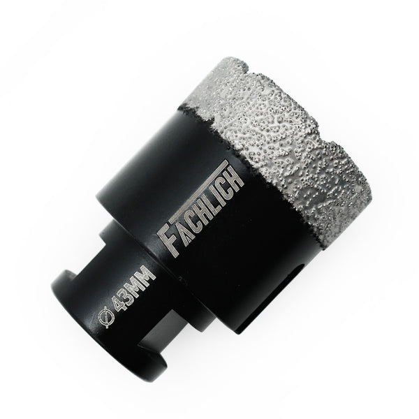 FACHLICH Vacuum Brazed Dry Diamond Drill Core Bits with M14 Thread for Ceramic Granite Marble Stone Dia 6-115mm