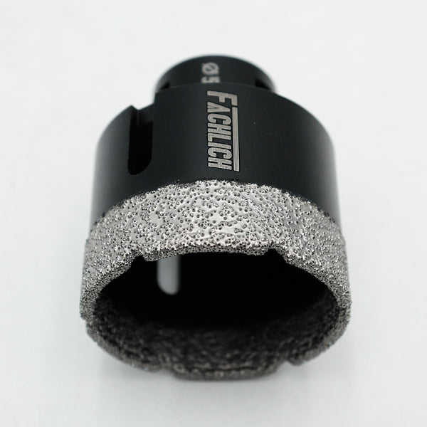 FACHLICH Vacuum Brazed Dry Diamond Drill Core Bits with M14 Thread for Ceramic Granite Marble Stone Dia 6-115mm