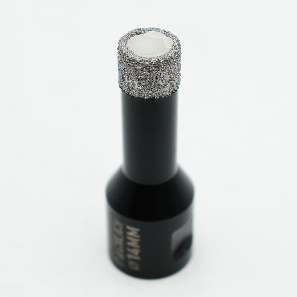 FACHLICH Vacuum Brazed Dry Diamond Drill Core Bits with M14 Thread for Ceramic Granite Marble Stone Dia 6-115mm