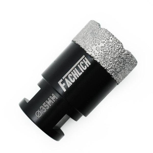 FACHLICH Vacuum Brazed Dry Diamond Drill Core Bits with M14 Thread for Ceramic Granite Marble Stone Dia 6-115mm