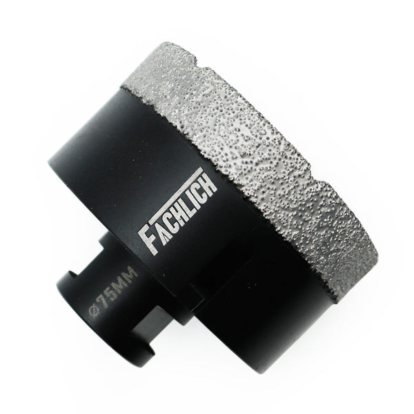 FACHLICH Vacuum Brazed Dry Diamond Drill Core Bits with M14 Thread for Ceramic Granite Marble Stone Dia 6-115mm