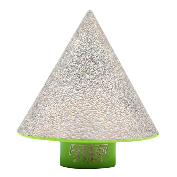 FACHLICH Diamond Chamfer Milling bits Dia 20/35/50/82mm 5/8"-11 or M14 or M10 or Hex Shank Thread Enlarging Polishing and Bevelling the Exist Holes Ceramic Porcelain Tile Marble Granite