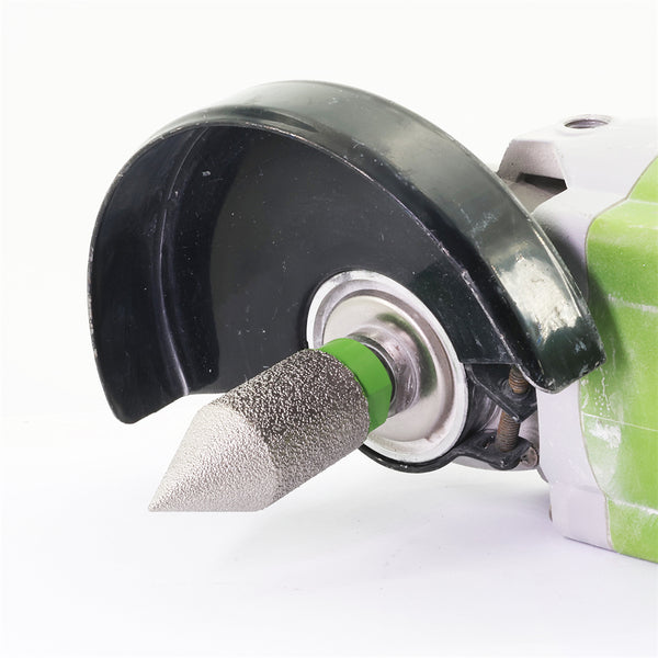FACHLICH Diamond Chamfering Milling Finger Bits Vacuum Brazed 1pc Dia 20/25/35/50mm Polishing Marble Granite Ceramic porcelain Tile Angle Grinder M14 Thread