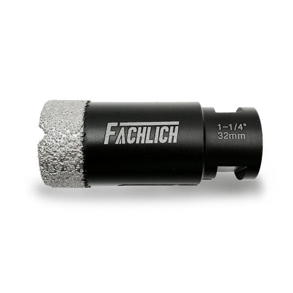 FACHLICH Vacuum Brazed Diamond Drill Bits with 5/8-11 Thread for Granite Marble Stone Tile Ceramic Dia 6-152mm