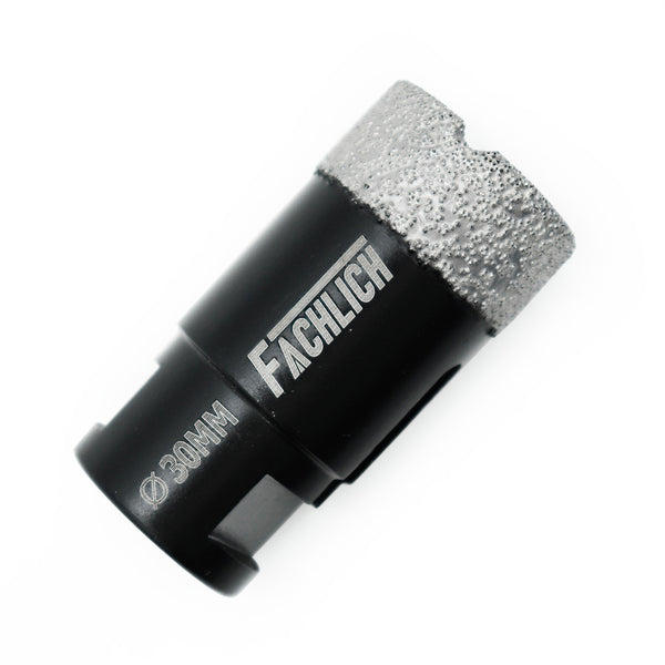 FACHLICH Vacuum Brazed Dry Diamond Drill Core Bits with M14 Thread for Ceramic Granite Marble Stone Dia 6-115mm