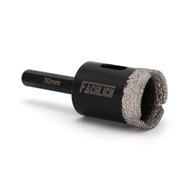 FACHLICH Hexagon Shank Dry Diamond Drill Core Bits for Tile Ceramic Granite Marble Dia 16-68mm