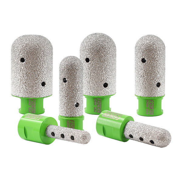FACHLICH Diamond Milling Finger Bit 1pc/2pcs 10/15/20/25/30/35mm Ceramic Tile Marble Granite Vacuum Brazed Hole Saw