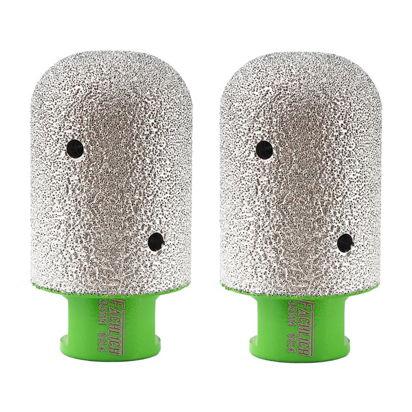 FACHLICH Diamond Milling Finger Bit 1pc/2pcs 10/15/20/25/30/35mm Ceramic Tile Marble Granite Vacuum Brazed Hole Saw