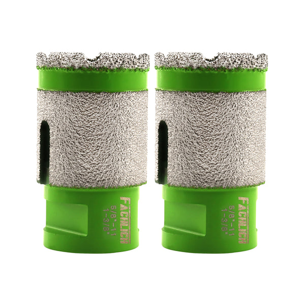 FACHLICH Diamond Chamfer Finger Milling Bits for Shaping Grinding Edge in Tile Marble Ceramic Stone Dia 20/25/35mm