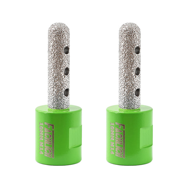 FACHLICH Diamond Milling Finger Bit 1pc/2pcs 10/15/20/25/30/35mm Ceramic Tile Marble Granite Vacuum Brazed Hole Saw
