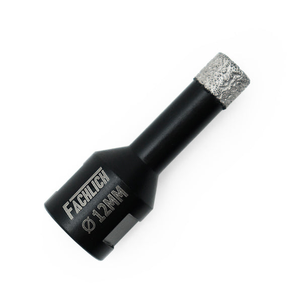 FACHLICH Vacuum Brazed Dry Diamond Drill Core Bits with M14 Thread for Ceramic Granite Marble Stone Dia 6-115mm