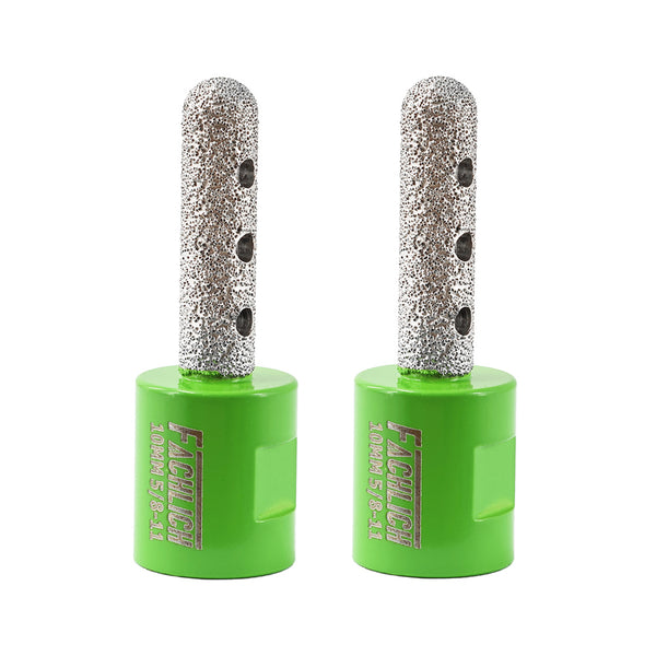 FACHLICH Diamond Milling Finger Bit 1pc/2pcs 10/15/20/25/30/35mm Ceramic Tile Marble Granite Vacuum Brazed Hole Saw