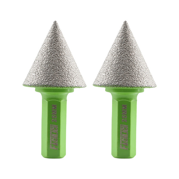 FACHLICH Diamond Chamfer Bit 1/2pcs 20/25/30/35/38/40/45/50mm Ceramic Tile Marble Granite Hexagonal Shank