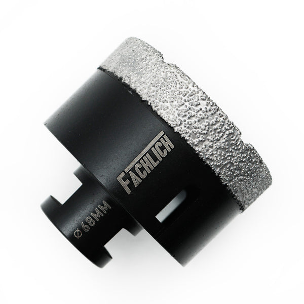 FACHLICH Vacuum Brazed Dry Diamond Drill Core Bits with M14 Thread for Ceramic Granite Marble Stone Dia 6-115mm