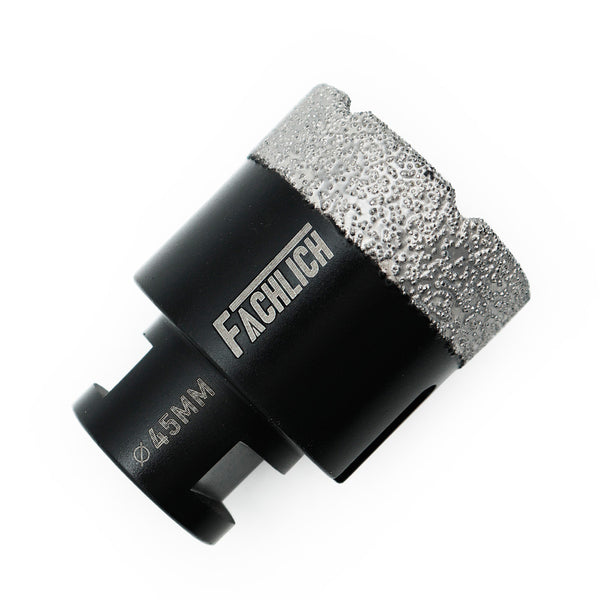 FACHLICH Vacuum Brazed Dry Diamond Drill Core Bits with M14 Thread for Ceramic Granite Marble Stone Dia 6-115mm