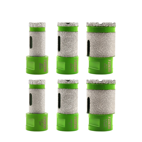 FACHLICH Diamond Chamfer Finger Milling Bits for Shaping Grinding Edge in Tile Marble Ceramic Stone Dia 20/25/35mm