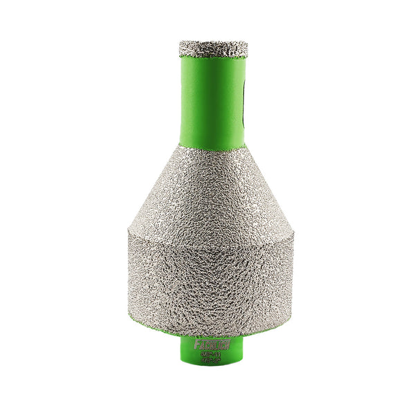 FACHLICH Diamond Drilling Chamfering Milling Bit 1pc/2pcs 10-35mm and 20-50mm Drilling Enlarging Beveling Exist Hole for Ceramic 
Granite Marble