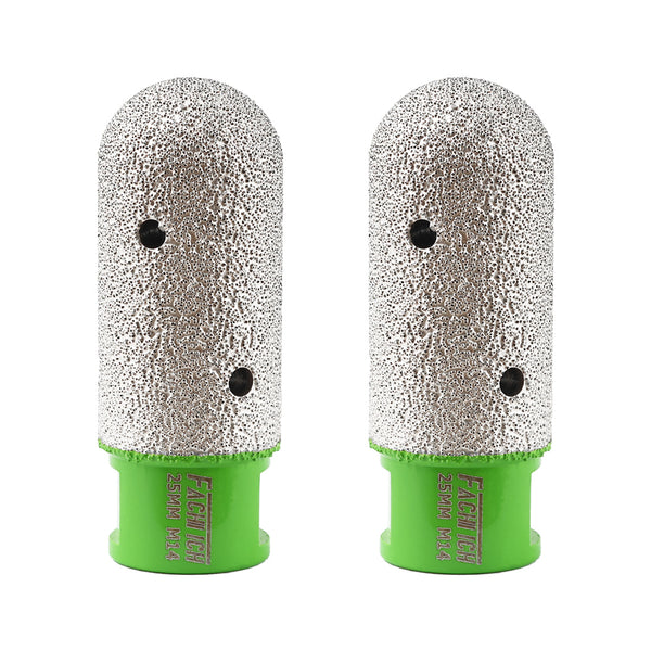 FACHLICH Diamond Milling Finger Bit 1pc/2pcs 10/15/20/25/30/35mm Ceramic Tile Marble Granite Vacuum Brazed Hole Saw