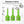 Load image into Gallery viewer, FACHLICH Diamond Core Drill Bit Set 5/8-11 Thread for Ceramic Tile Granite Marble 10pcs 6/8/10/25/35/50/65mm