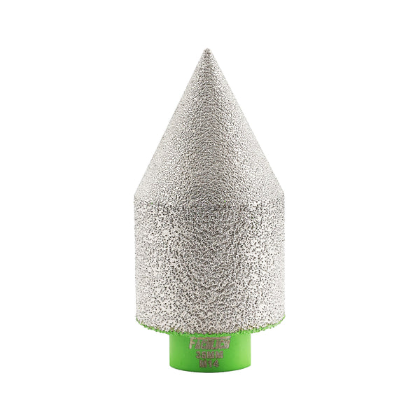 FACHLICH Diamond  Chamfering Milling Finger Bits Vacuum Brazed 1pc Dia 20/25/35/50mm Polishing Ceramic Porcelain Tile Marble Granite Angle Grinder 5/8"-11 or M14 Thread