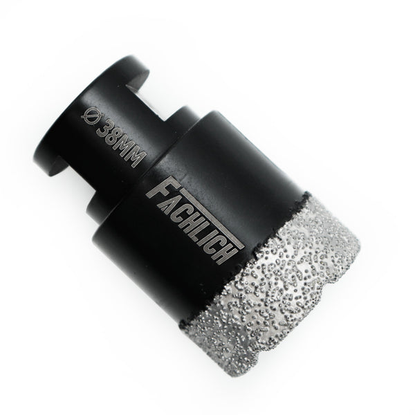 FACHLICH Vacuum Brazed Dry Diamond Drill Core Bits with M14 Thread for Ceramic Granite Marble Stone Dia 6-115mm