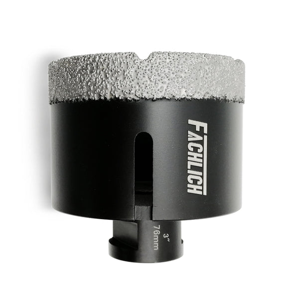 FACHLICH Vacuum Brazed Diamond Drill Bits with 5/8-11 Thread for Granite Marble Stone Tile Ceramic Dia 6-152mm