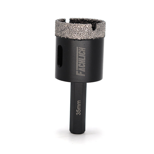 FACHLICH Hexagon Shank Dry Diamond Drill Core Bits for Tile Ceramic Granite Marble Dia 16-68mm