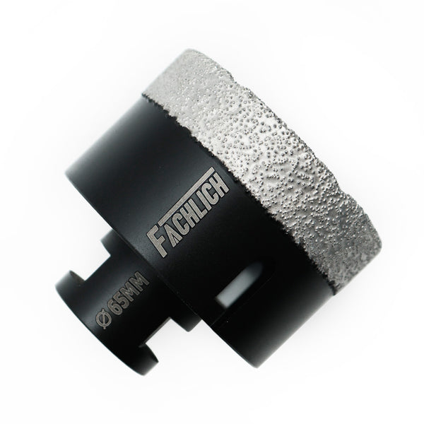 FACHLICH Vacuum Brazed Dry Diamond Drill Core Bits with M14 Thread for Ceramic Granite Marble Stone Dia 6-115mm