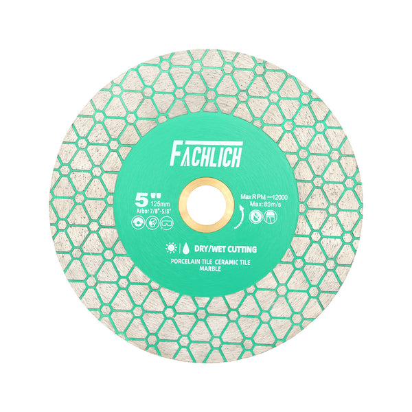 FACHLICH Diamond Cutting Grinding Disc 1/2/3/5pcs Dia 105/115/125mm Ceramic Porcelain Marble Granite Saw Blades
