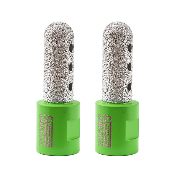 FACHLICH Diamond Milling Finger Bit 1pc/2pcs 10/15/20/25/30/35mm Ceramic Tile Marble Granite Vacuum Brazed Hole Saw
