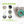 Load image into Gallery viewer, FACHLICH Diamond Cutting Grinding Disc 1/2/3/5pcs Dia 115/125mm Porcelain Tile Marble Double Sided Fan-shaped Saw Blades
