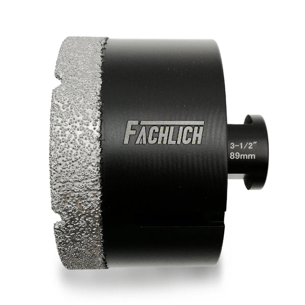 FACHLICH Vacuum Brazed Diamond Drill Bits with 5/8-11 Thread for Granite Marble Stone Tile Ceramic Dia 6-152mm