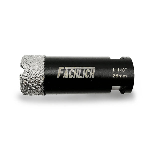 FACHLICH Vacuum Brazed Diamond Drill Bits with 5/8-11 Thread for Granite Marble Stone Tile Ceramic Dia 6-152mm