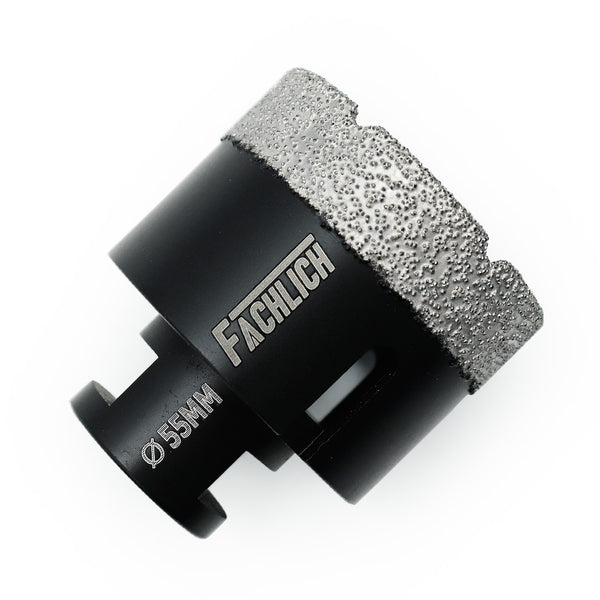 FACHLICH Vacuum Brazed Dry Diamond Drill Core Bits with M14 Thread for Ceramic Granite Marble Stone Dia 6-115mm