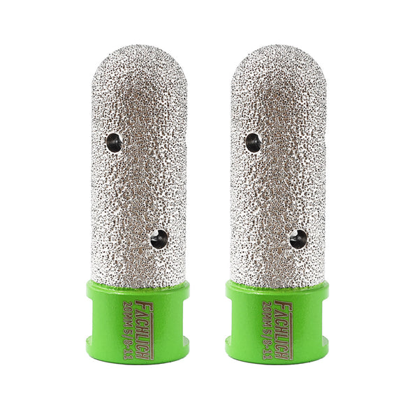 FACHLICH Diamond Milling Finger Bit 1pc/2pcs 10/15/20/25/30/35mm Ceramic Tile Marble Granite Vacuum Brazed Hole Saw