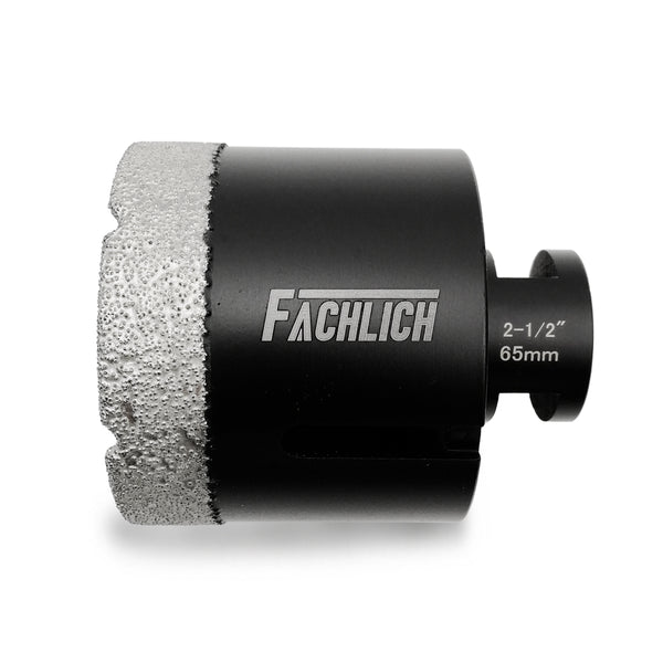FACHLICH Vacuum Brazed Diamond Drill Bits with 5/8-11 Thread for Granite Marble Stone Tile Ceramic Dia 6-152mm