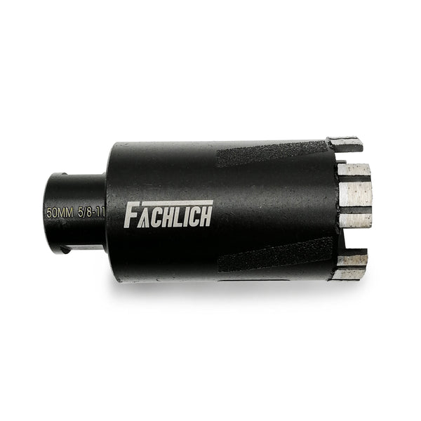 FACHLICH Laser Welded Dry Diamond Drilling Core Bits with 5/8-11 or M14 Thread for Drilling Hard Granite Marble Dia 6-102mm