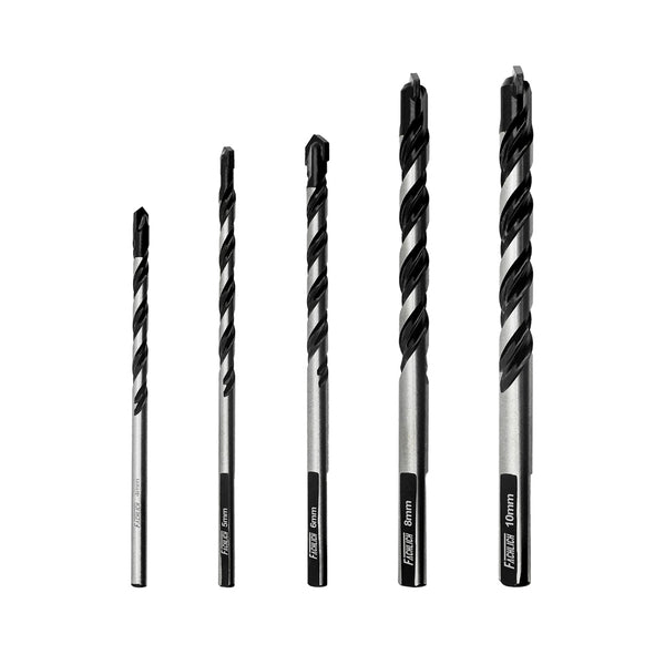 Carbide Drill Bit Set 5pcs/10pcs 4-12mm Wood Plastic Round and Triangle Shank