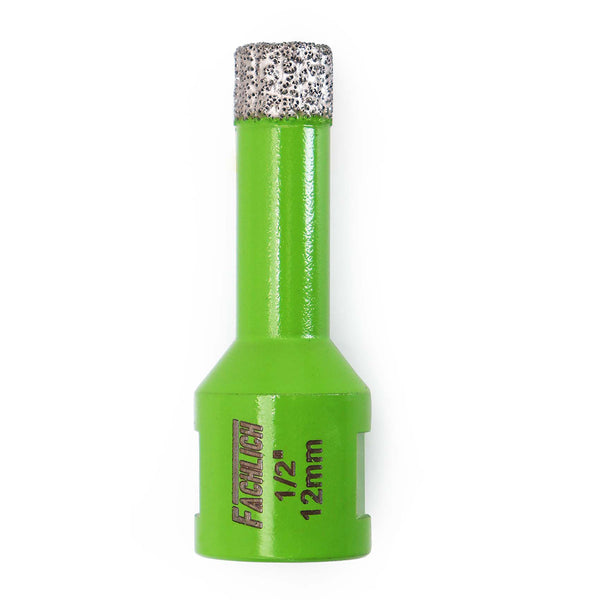 FACHLICH Dry Diamond Drilling Core Bits with 5/8-11 Thread for Ceramic Tile Granite Marble Stone Dia 6-152mm