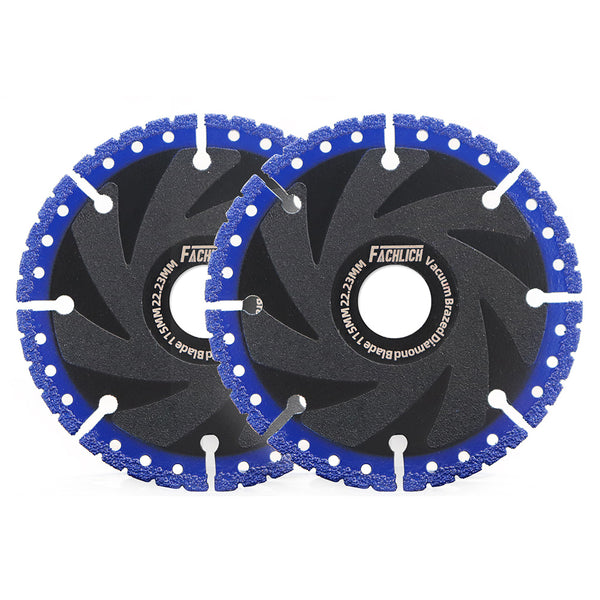 FACHLICH Metal Cutting Diamond Blade All Purpose Cut Off Wheel for Rebar Sheet Metal Angle Iron Stainless Steel Dia 4.5"/5"/6"/7"/9"/12"/14"/16"