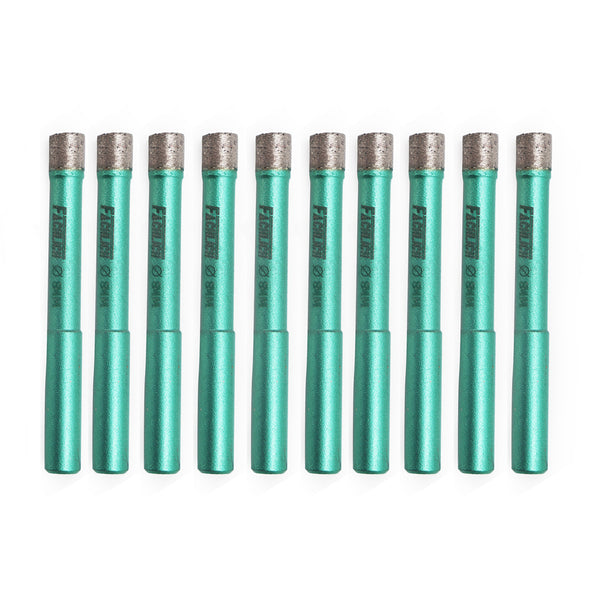 FACHLICH Welded Diamond Drilling Core Bits Wet Shank Connection Drill Bits Hole Saw for Drilling Marble Granite Dia 6-75mm