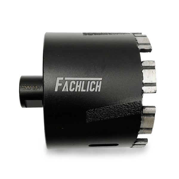 FACHLICH Laser Welded Dry Diamond Drilling Core Bits with 5/8-11 or M14 Thread for Drilling Hard Granite Marble Dia 6-102mm