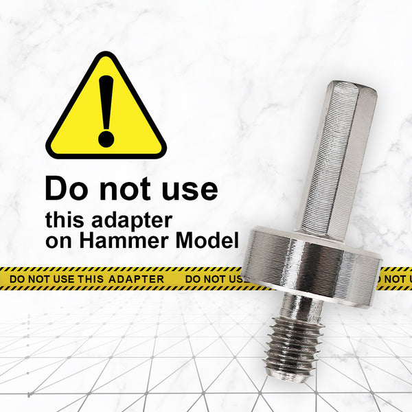 FACHLICH Diamond Core Drill Bit Adapter 5/8-11 or M14 or M10 Thread  to 3/8" Hexagon Shank