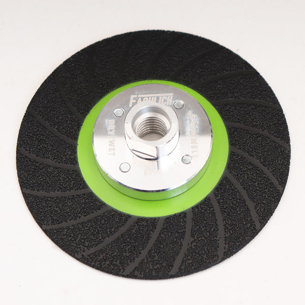 FACHLICH Diamond Double Sided Turbo Cutting Disc Grinding Wheel with 5/8-11 or M14 Thread for Tile Concrete Granite Marble Dia 100/115/125mm