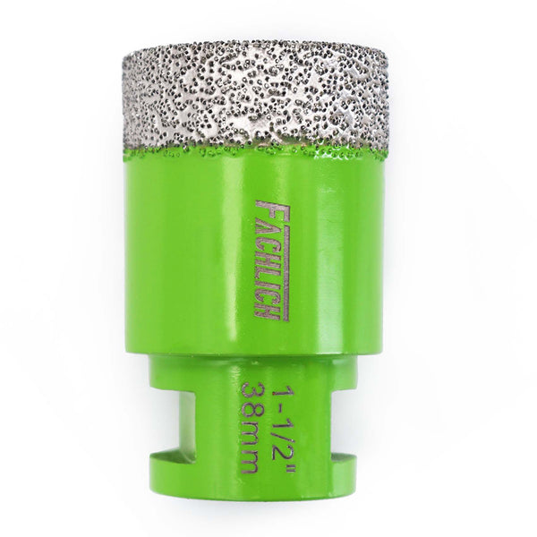 FACHLICH Dry Diamond Drilling Core Bits with 5/8-11 Thread for Ceramic Tile Granite Marble Stone Dia 6-152mm