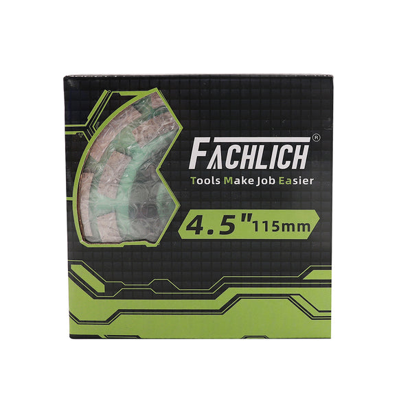 FACHLICH Diamond Double Row Grinding Cup Wheel for Concrete Marble Ceramic Tile Dia 4''/4.5''/5''/7''