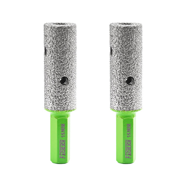 FACHLICH Diamond Milling Finger Bit 1pc Dia 10/15/20/25mm Enlarging Shaping the Hole Porcelain Ceramic Marble Granite Hexagonal Shank