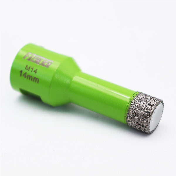 FACHLICH Dry Diamond Drilling Core Bits with M14 Thread for Ceramic Tile Granite Marble Stone Dia 6-130mm