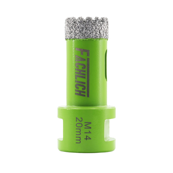 FACHLICH Diamond Drilling Core Bit 1/2pcs 20/25/30/32/35/50/68/110mm Porcelain Tile Marble Granite Hole Saw M14 Thread