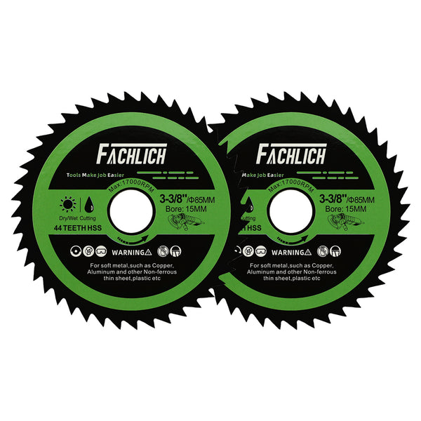 FACHLICH Diamond HSS Cutting Disc 2/3/4/5/10pcs Dia 85mm Soft Metal Copper Aluminium Wood Saw Blades